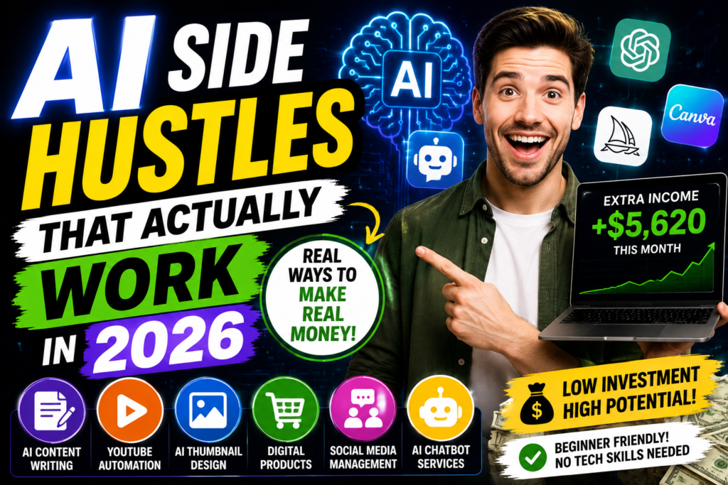 AI Side Hustles That Actually Work in 2026