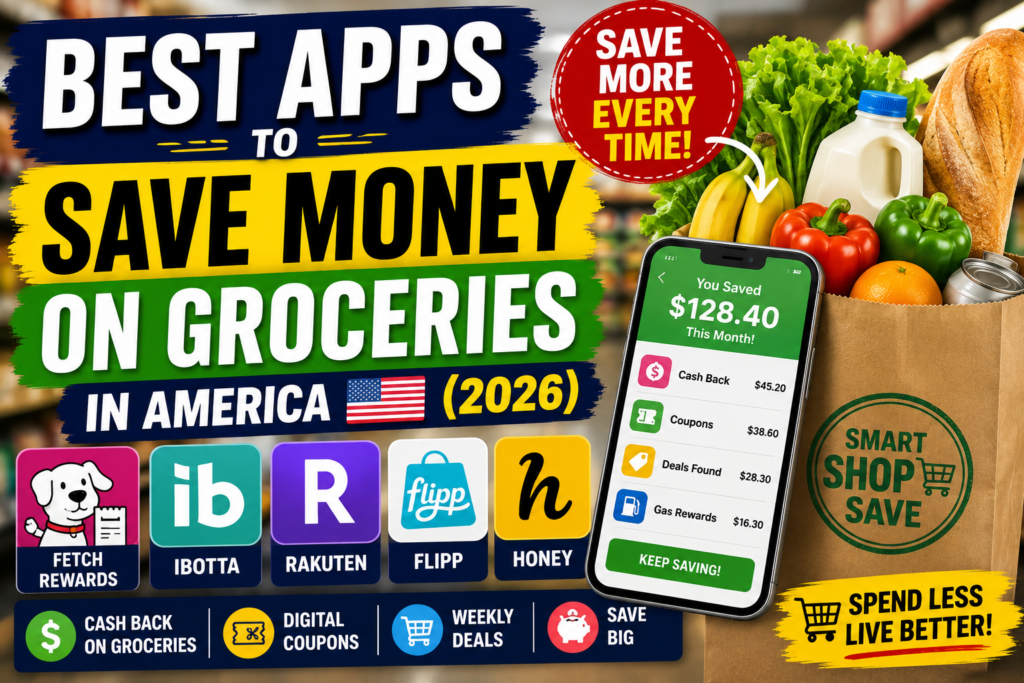 Best Apps to Save Money on Groceries in America (2026)