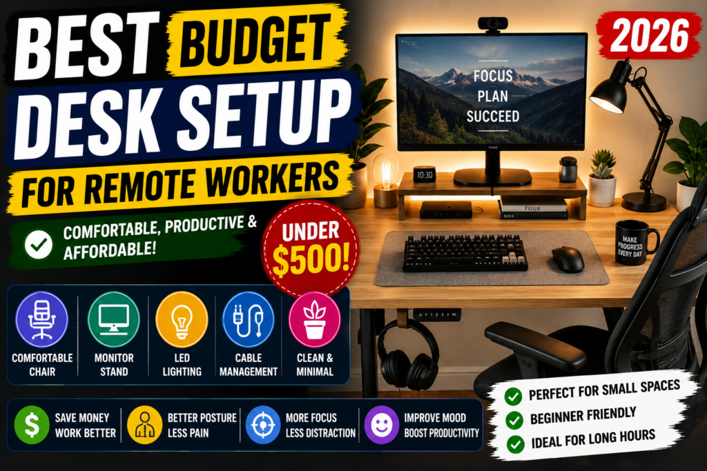 Best Budget Desk Setup for Remote Workers (2026)