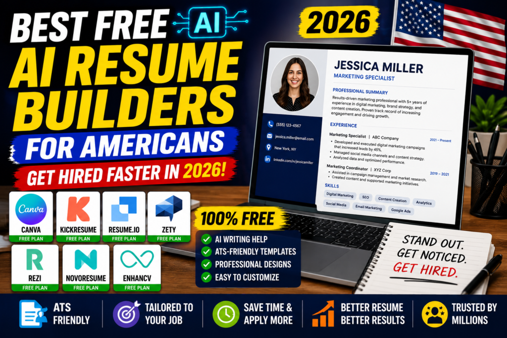 Best Free AI Resume Builders for Americans (2026)