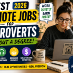Best Remote Jobs for Introverts Without a Degree (2026)