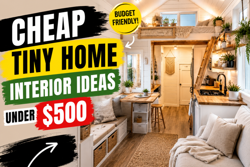 Cheap Tiny Home Interior Ideas Under $500