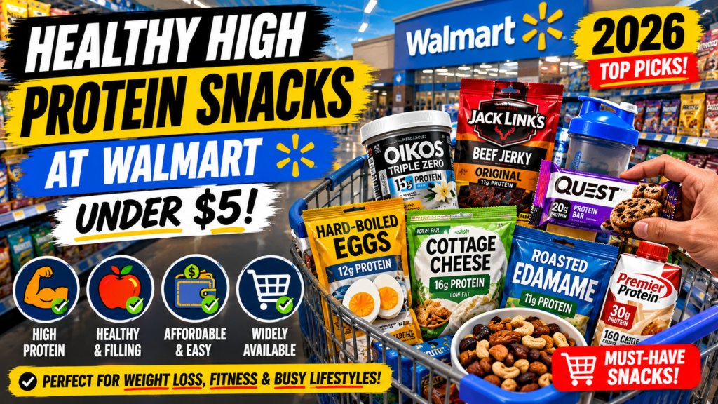 Healthy High Protein Snacks Available at Walmart (2026)